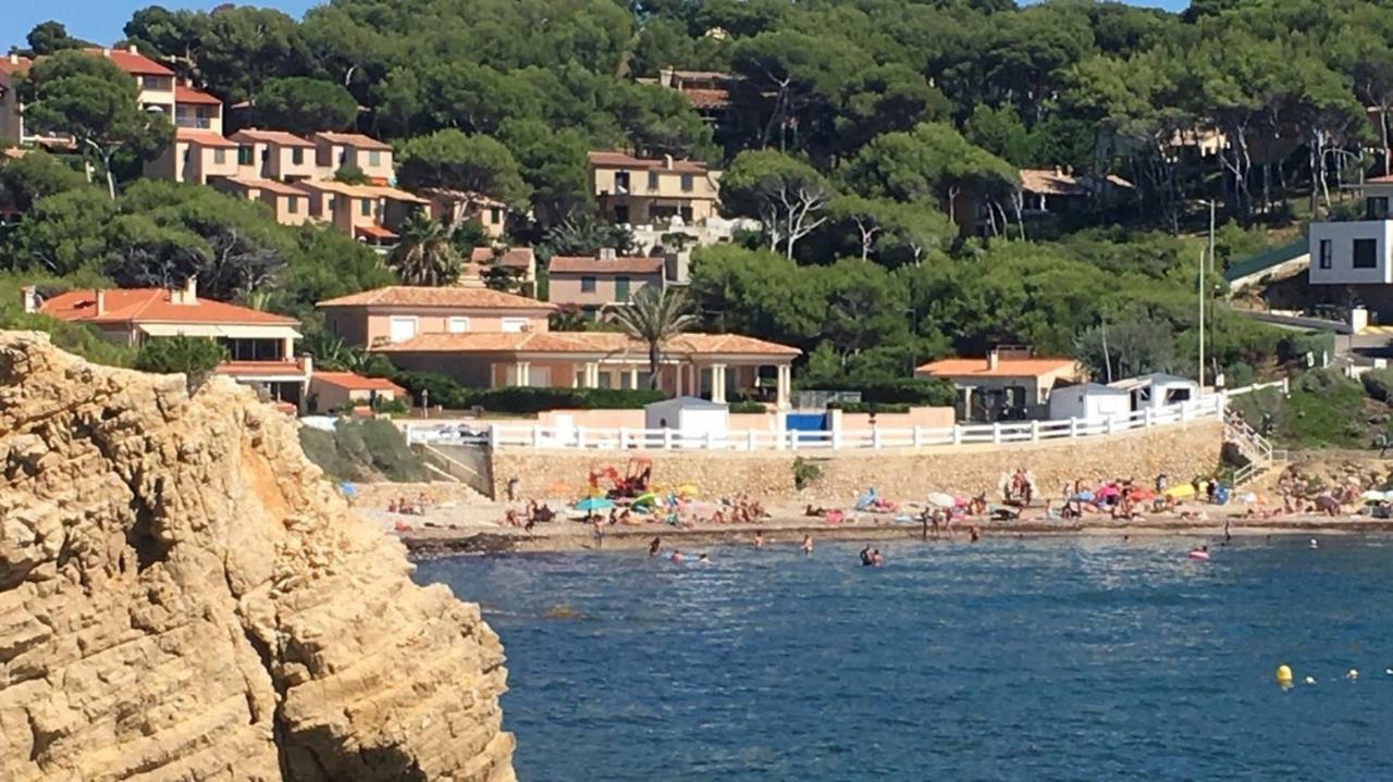 T2 Rez De Jardin 300M Plage De Beaucours Sanary Sur Mer Екстериор снимка
