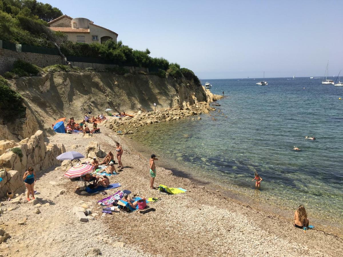 T2 Rez De Jardin 300M Plage De Beaucours Sanary Sur Mer Екстериор снимка